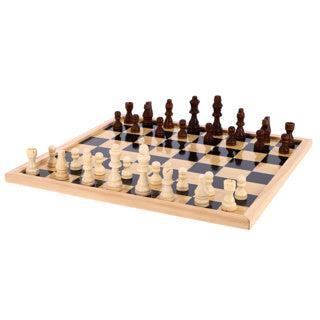 OSA Private Label Dambord/schaakbord met schaakstukken 40 x 40 cm
