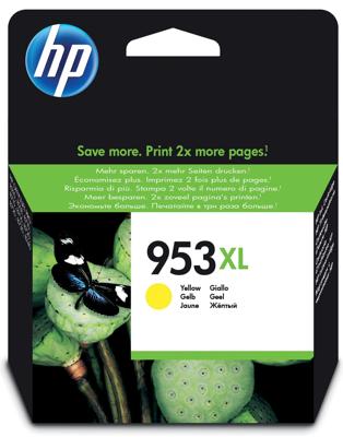 HP inktcartridge 953XL, 1.450 pagina&apos;s, OEM F6U18AE, geel
