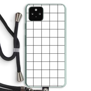 Rooster: Pixel 5a 5G Transparant Hoesje met koord