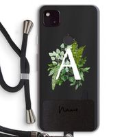 Green Brush: Pixel 4a 5G Transparant Hoesje met koord
