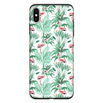 Flamingo bladeren: iPhone XS Max Tough Case