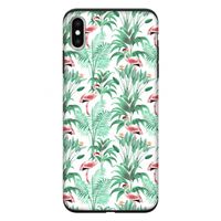 Flamingo bladeren: iPhone XS Max Tough Case