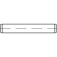 TOOLCRAFT TO-5436774 Cilindrische pen 16 mm Staal 1 stuk(s) - thumbnail