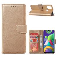 Flip Cover Galaxy M31 Goud met Pasjeshouder