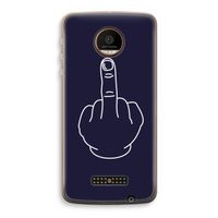 F**k U: Motorola Moto Z Force Transparant Hoesje