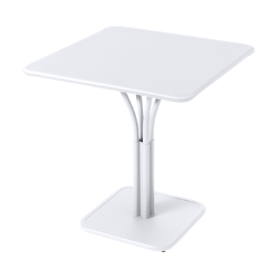 Fermob Luxembourg tuintafel kolom 71x71 cm Cotton White