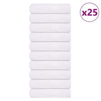 VidaXL Douchehanddoeken 25 st 70x140 cm 360 g/m² 100% katoen wit VidaXL Douchehanddoeken 25 st 70x140 cm 360 g/m² 100% katoen wit