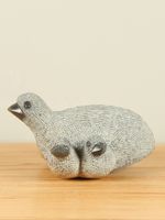 Zimbabwaans beeldje Under Mother&apos;s Wings, 14 cm