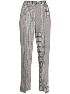 Ports 1961 pantalon de tailleur à mélange d'imprimés - Gris