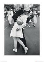 Kunstdruk Time Life War Time Kiss 50x70cm