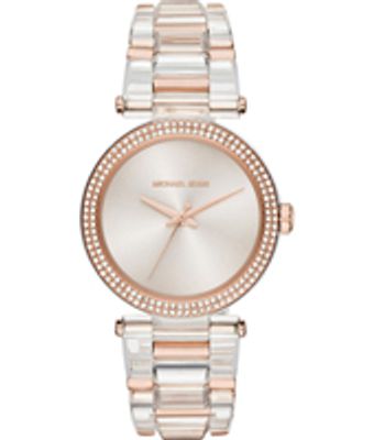 Horlogeband Michael Kors MK4318 Kunststof/Plastic Transparant 21mm