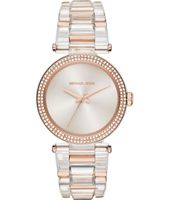 Horlogeband Michael Kors MK4318 Kunststof/Plastic Transparant 21mm