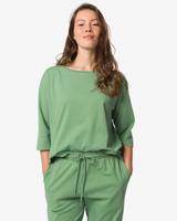 HEMA Damespyjamatop jersey groen (groen)