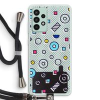 8-bit N°9: Samsung Galaxy A52s 5G Transparant Hoesje met koord