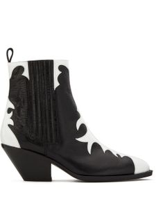 Giuseppe Zanotti bottes Helena d'inspiration western - Noir