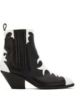 Giuseppe Zanotti bottes Helena d'inspiration western - Noir - thumbnail