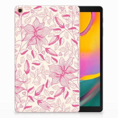 Samsung Galaxy Tab A 10.1 (2019) | Siliconen hoesje | Pink Flowers