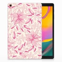 Samsung Galaxy Tab A 10.1 (2019) | Siliconen hoesje | Pink Flowers
