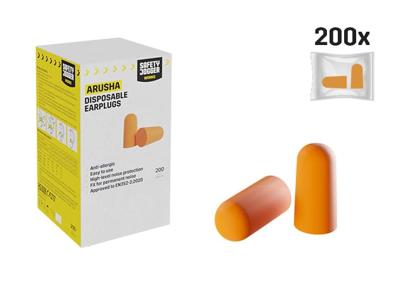 Safety Jogger Oordopjes | Tegen een hoog geluidsniveau | Oranje - SW9410UNI