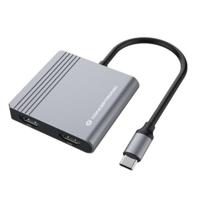 USB-HUB Conceptronic DONN13G Grijs 100 W