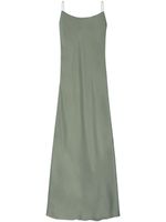 ANINE BING robe Chloe en soie - Vert