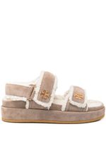 Tory Burch sandales Kira en daim - Marron