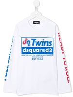 DSQUARED2 KIDS t-shirt à logo imprimé - Blanc - thumbnail