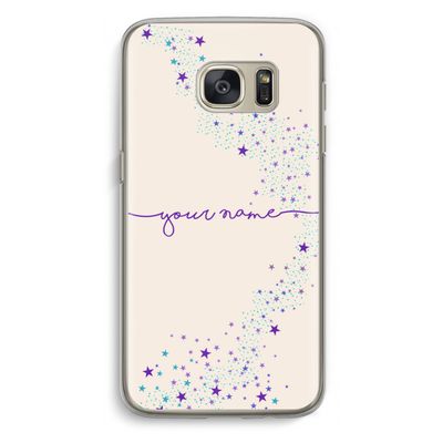 Sterren: Samsung Galaxy S7 Transparant Hoesje