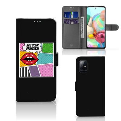Samsung Galaxy A71 | Wallet Case | met Pasjes | Popart Princess Samsung Galaxy A71 | Wallet Case | met Pasjes | Popart Princess