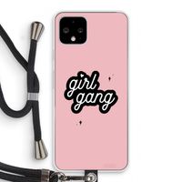 Girl Gang: Pixel 4 Transparant Hoesje met koord