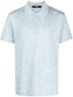 Versace polo Barocco - Bleu