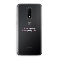 uzelf graag zien: OnePlus 7 Transparant Hoesje