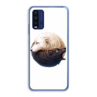 Yin Yang Wolves: Xiaomi Redmi 9T Transparant Hoesje