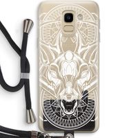 Oh Deer: Samsung Galaxy J6 (2018) Transparant Hoesje met koord