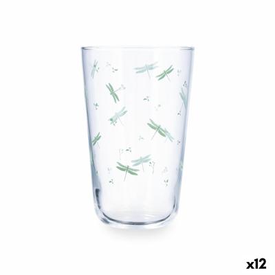 Waterglas Quid Velvet Groen Glas 400 ml (12 Stuks)