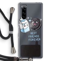 Best Friend Forever: Sony Xperia 5 Transparant Hoesje met koord