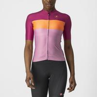 Castelli Aero Pro W fietsshirt korte mouw roze dames