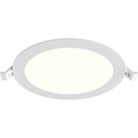 LED Downlight Inbouwspot Dimbaar - Brinton Thin - 12W 1120lm 120° Bundelhoek - Natuurlijk Wit 4000K - IP40 - Rond - Wit - Ø170mm Buitenmaat - Ø150mm Zaagmaat