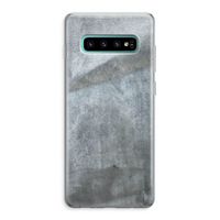 Grey Stone: Samsung Galaxy S10 Plus Transparant Hoesje Grey Stone: Samsung Galaxy S10 Plus Transparant Hoesje