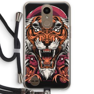Tiger and Rattlesnakes: LG K10 (2017) Transparant Hoesje met koord