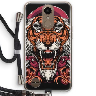 Tiger and Rattlesnakes: LG K10 (2017) Transparant Hoesje met koord