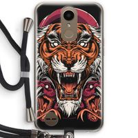 Tiger and Rattlesnakes: LG K10 (2017) Transparant Hoesje met koord