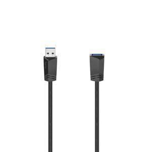 Hama USB-kabel USB 3.2 Gen1 (USB 3.0 / USB 3.1 Gen1) USB-A stekker, USB-A bus 1.50 m Zwart 00200628