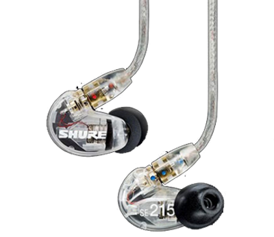 Shure SE215 Transparant