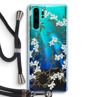 Blossoming spring: Huawei P30 Pro Transparant Hoesje met koord