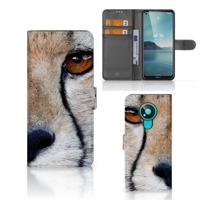 Nokia 3.4 | Telefoonhoesje | Met pasjeshouder | Cheetah