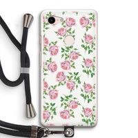 Kleine roosjes: Pixel 3 Transparant Hoesje met koord