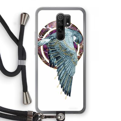 Golden Falcon: Xiaomi Redmi 9 Transparant Hoesje met koord