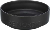 TRIXIE BE NORDIC VOERBAK HOND KERAMIEK / RUBBER ZWART