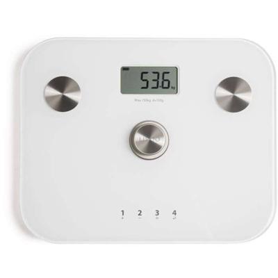 Dynamo impedantieweegschaal - LIVOO - DOM465W - Batterijloos - 6 indicatoren - Max. 150 kg - 4 profielen - LCD - Wit